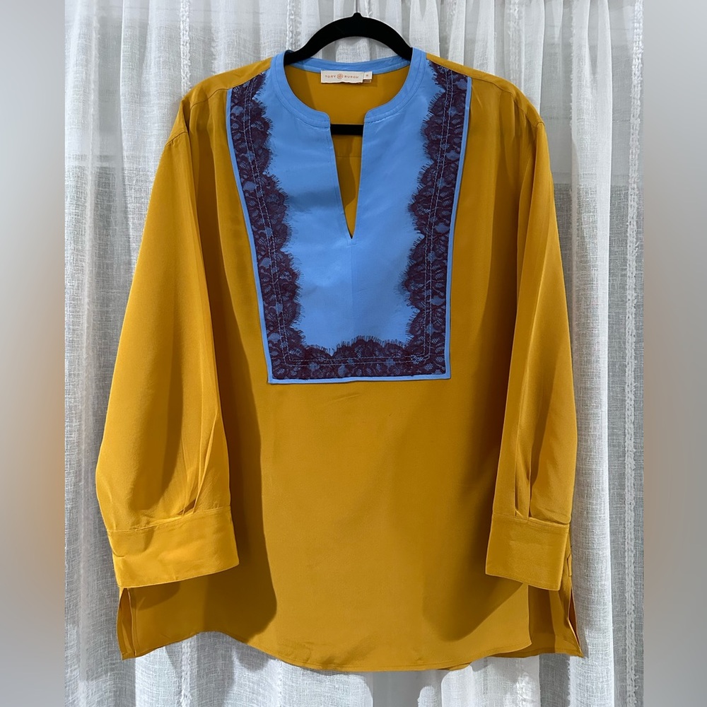 Tory Burch Silk Tunic, size 10
